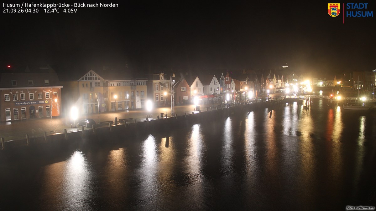 Archiv Foto Webcam Husumer Binnenhafen