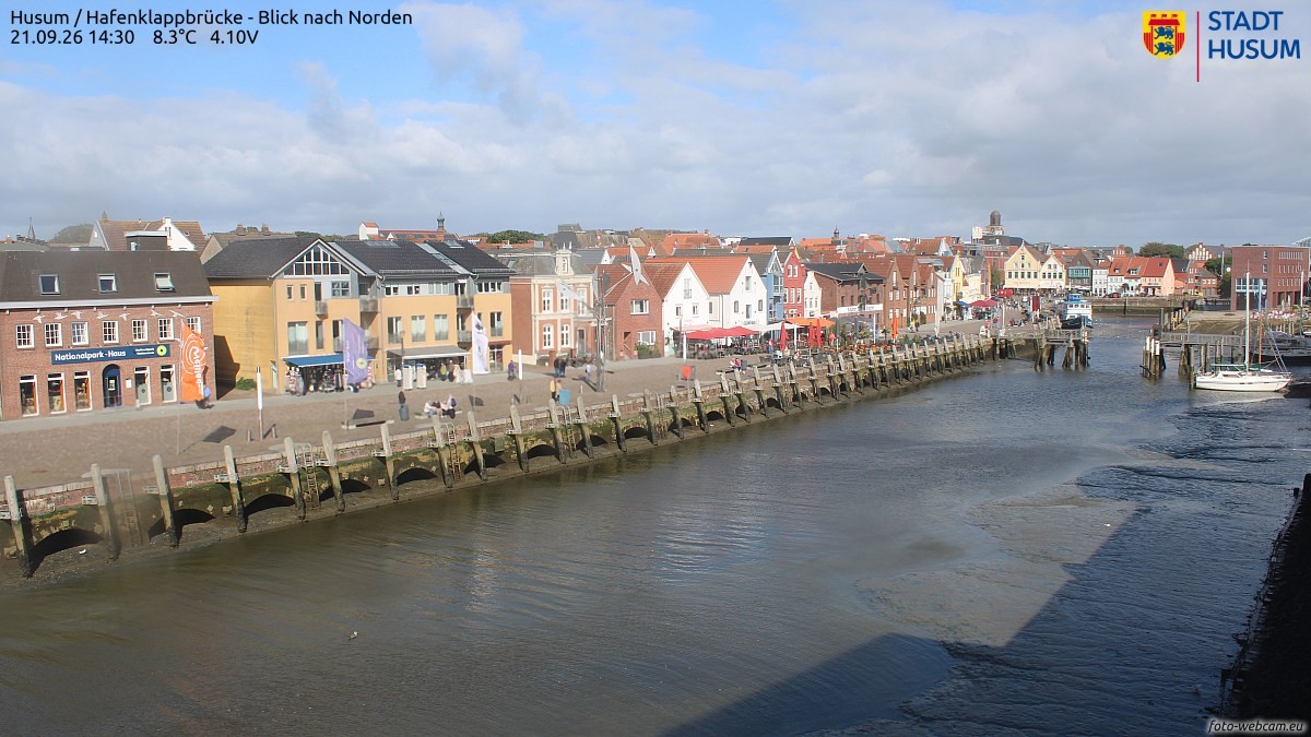 Archiv Foto Webcam Husumer Binnenhafen