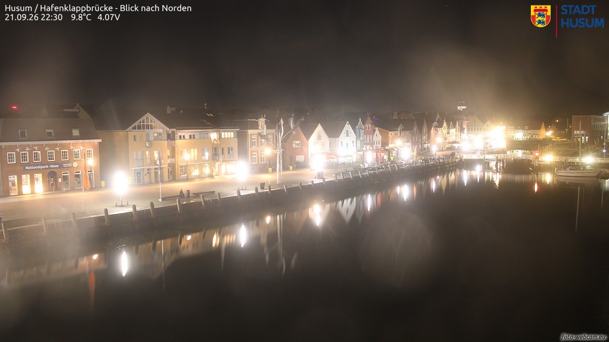 Archived image Webcam Inland Port Husum