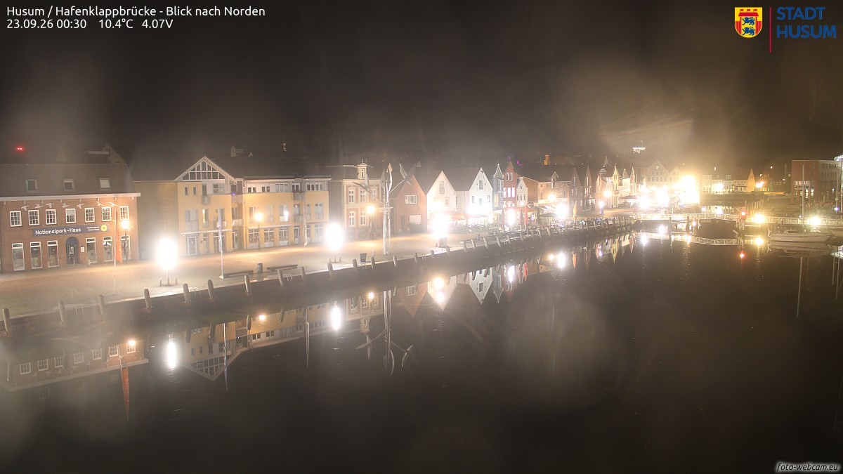 Archiv Foto Webcam Husumer Binnenhafen