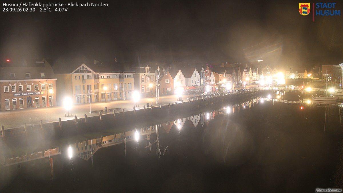 Archiv Foto Webcam Husumer Binnenhafen