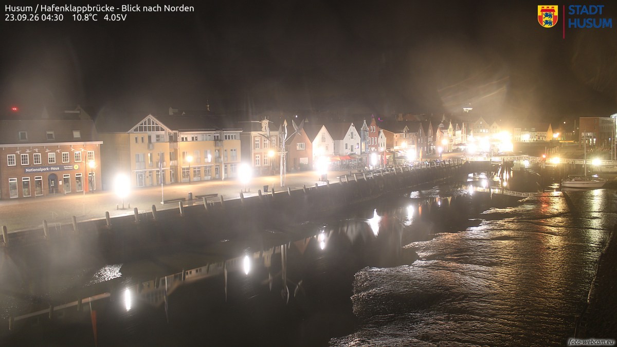 Archiv Foto Webcam Husumer Binnenhafen