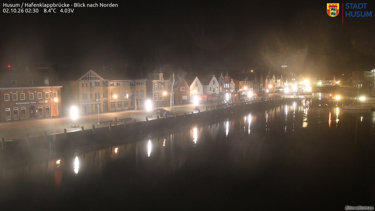 Archiv Foto Webcam Husumer Binnenhafen