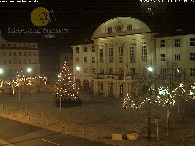 Archiv Foto Webcam Bahnhofplatz Sonneberg - Neues Rathaus