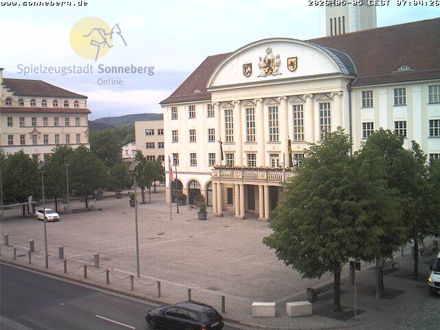 Archived image Webcam Sonneberg - Town Hall
