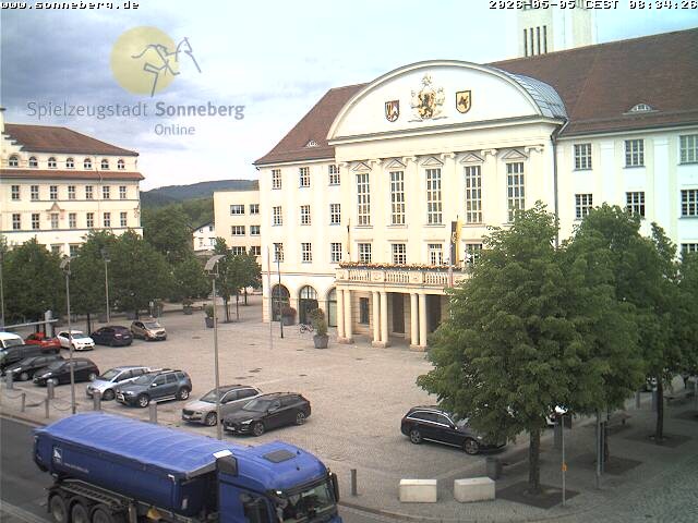 Archived image Webcam Sonneberg - Town Hall