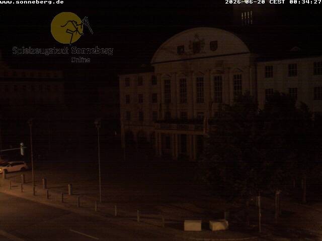 Archiv Foto Webcam Bahnhofplatz Sonneberg - Neues Rathaus