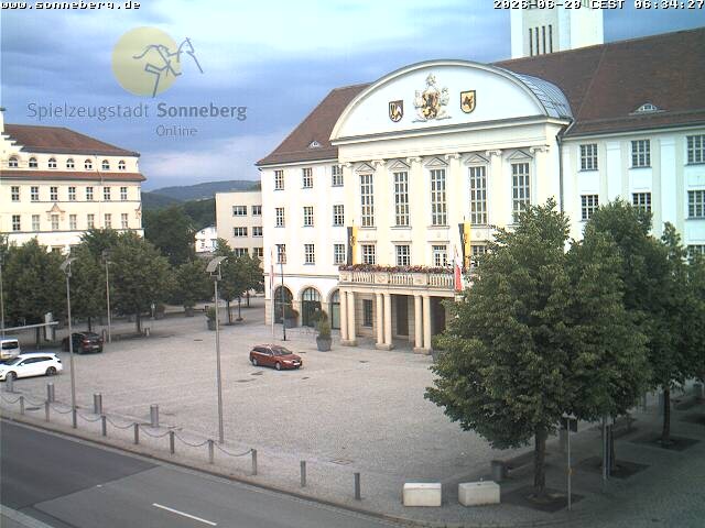 Archived image Webcam Sonneberg - Town Hall