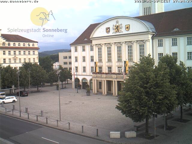 Archived image Webcam Sonneberg - Town Hall