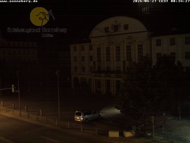 Archiv Foto Webcam Bahnhofplatz Sonneberg - Neues Rathaus