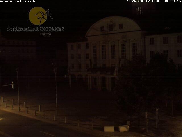 Archiv Foto Webcam Bahnhofplatz Sonneberg - Neues Rathaus