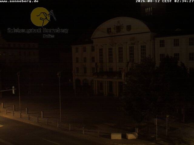 Archiv Foto Webcam Bahnhofplatz Sonneberg - Neues Rathaus