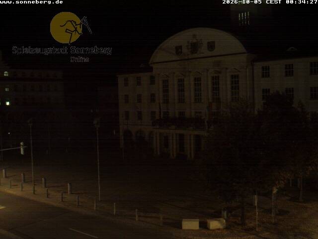 Archiv Foto Webcam Bahnhofplatz Sonneberg - Neues Rathaus