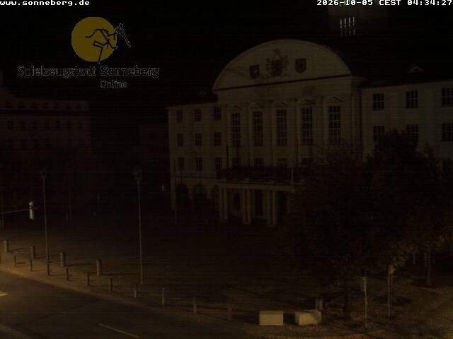 Archiv Foto Webcam Bahnhofplatz Sonneberg - Neues Rathaus