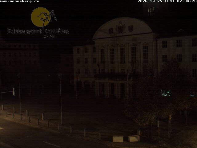 Archiv Foto Webcam Bahnhofplatz Sonneberg - Neues Rathaus