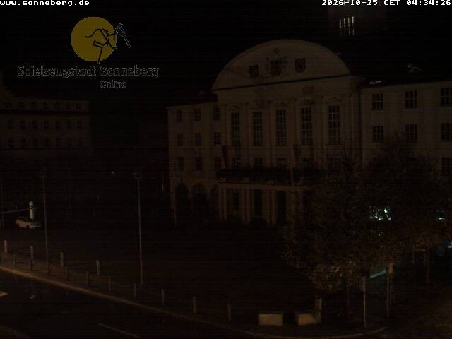 Archiv Foto Webcam Bahnhofplatz Sonneberg - Neues Rathaus