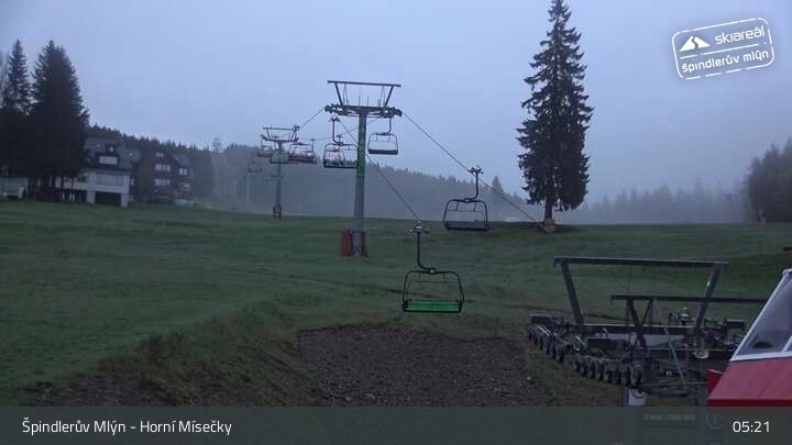 Archived image Webcam Špindlerův Mlýn: View Horní Mísečky
