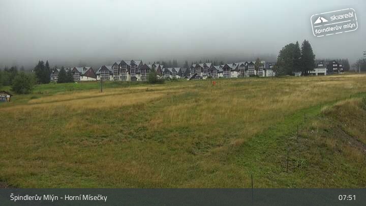 Archiv Foto Webcam Spindlermühle: Blick auf Horní Mísečky
