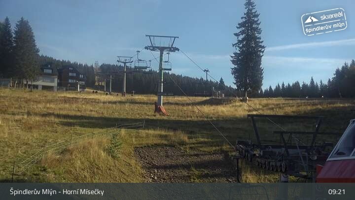 Archiv Foto Webcam Spindlermühle: Blick auf Horní Mísečky