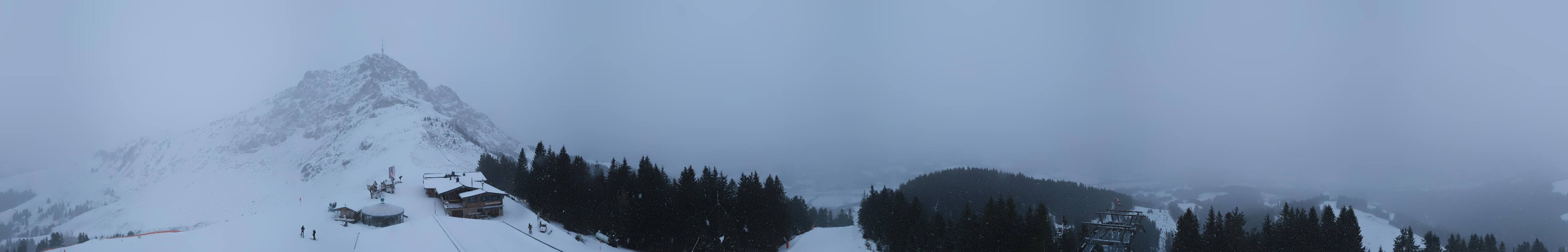 Archiv Foto Webcam St. Johann/Tirol: Blick von der Bergstation Harschbichl