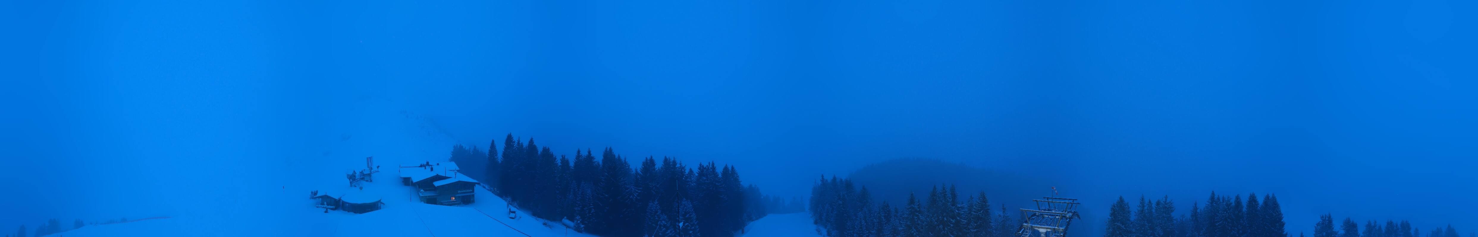 Archiv Foto Webcam St. Johann/Tirol: Blick von der Bergstation Harschbichl