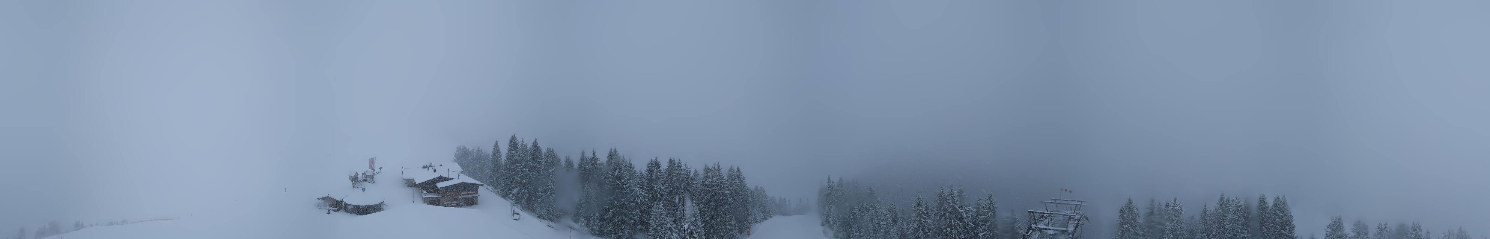 Archiv Foto Webcam St. Johann/Tirol: Blick von der Bergstation Harschbichl