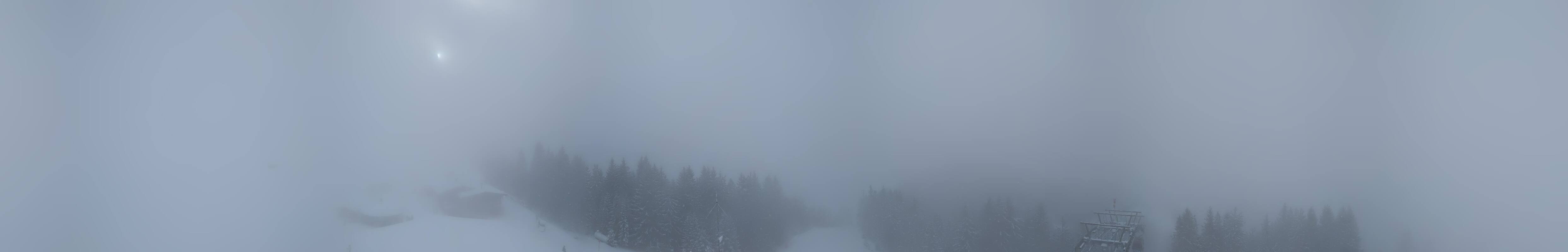Archiv Foto Webcam St. Johann/Tirol: Blick von der Bergstation Harschbichl