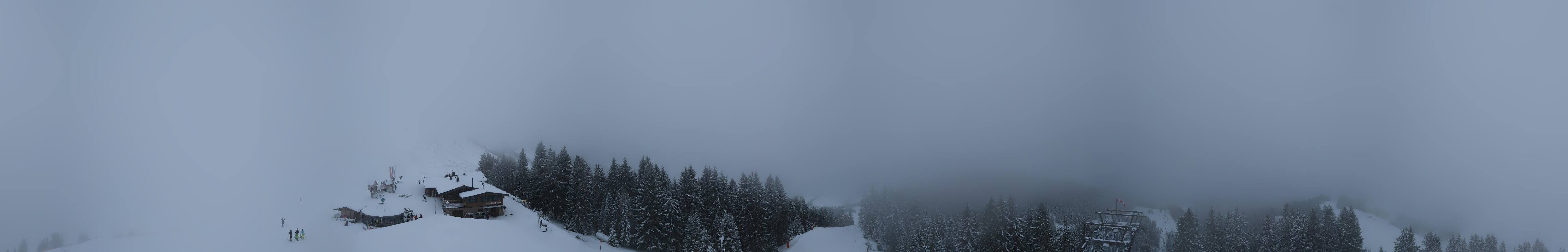 Archiv Foto Webcam St. Johann/Tirol: Blick von der Bergstation Harschbichl