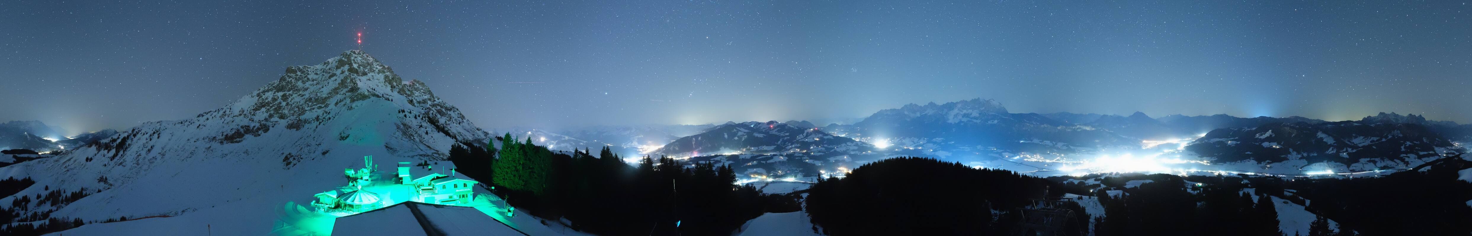 Archiv Foto Webcam St. Johann/Tirol: Blick von der Bergstation Harschbichl