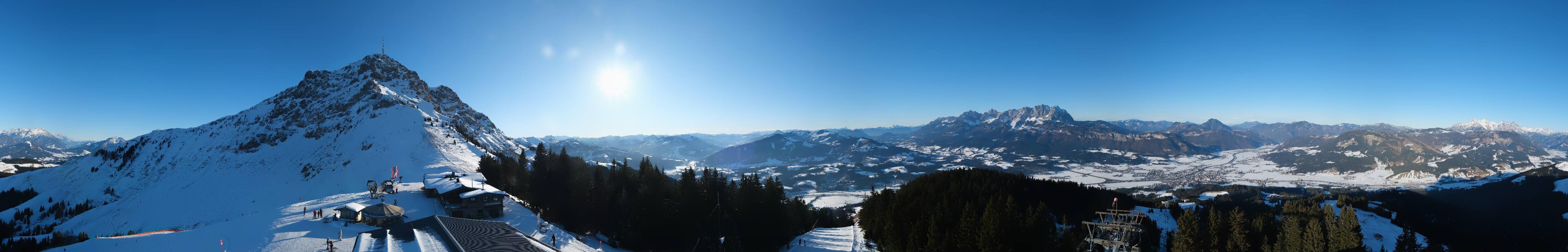 Archived image Webcam St. Johann/Tirol: View from Top Station Harschbichl