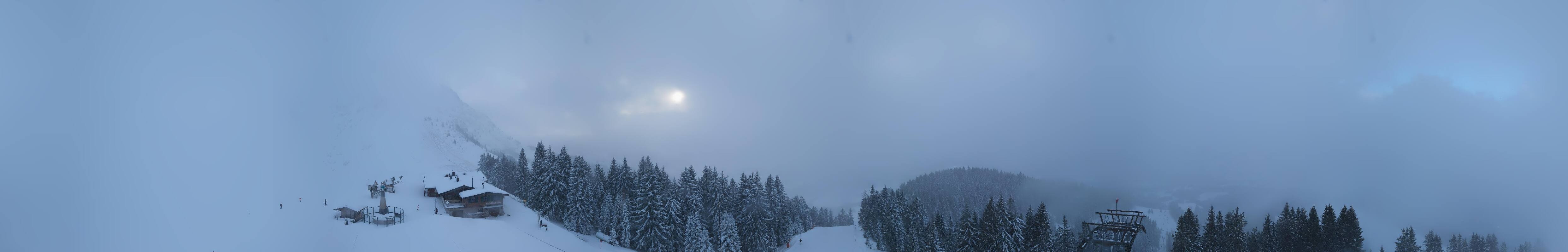 Archiv Foto Webcam St. Johann/Tirol: Blick von der Bergstation Harschbichl