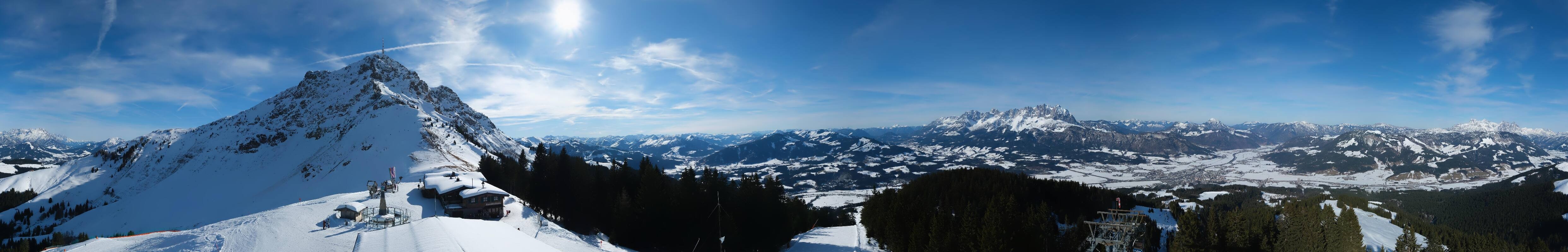 Archived image Webcam St. Johann/Tirol: View from Top Station Harschbichl