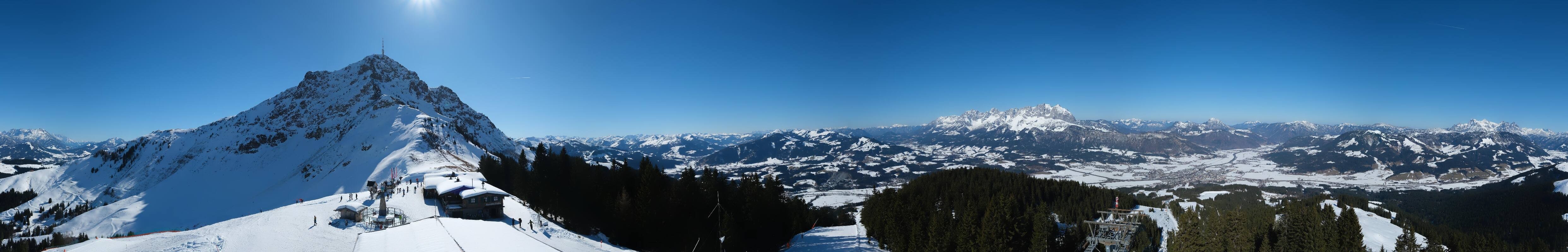 Archived image Webcam St. Johann/Tirol: View from Top Station Harschbichl