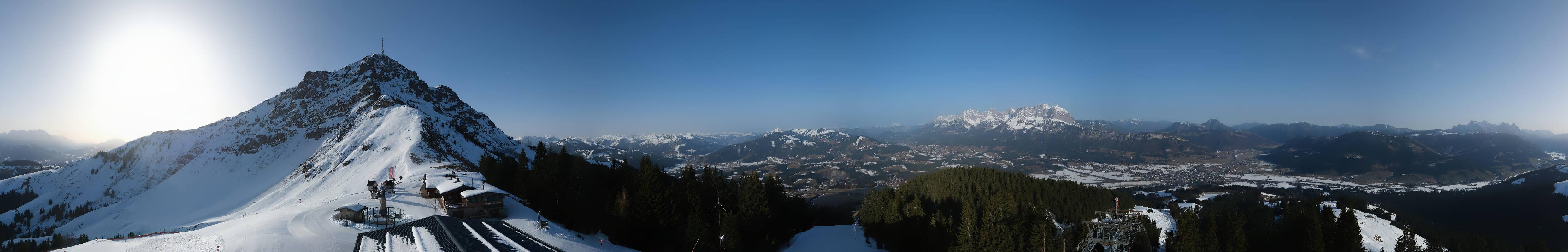 Archived image Webcam St. Johann/Tirol: View from Top Station Harschbichl