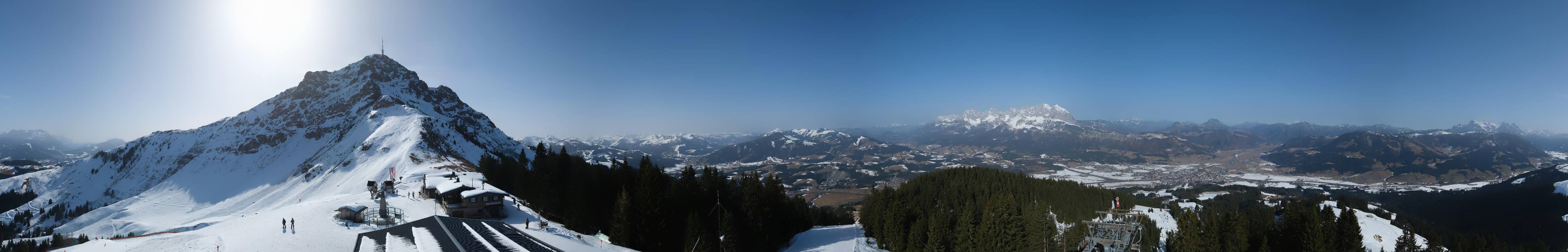 Archived image Webcam St. Johann/Tirol: View from Top Station Harschbichl