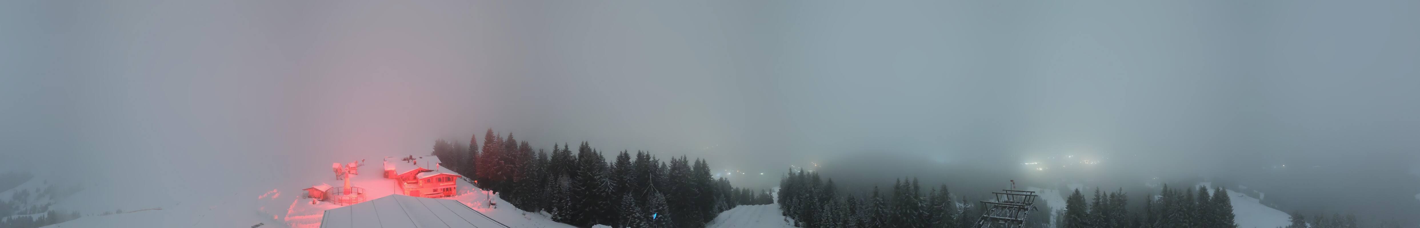 Archiv Foto Webcam St. Johann/Tirol: Blick von der Bergstation Harschbichl