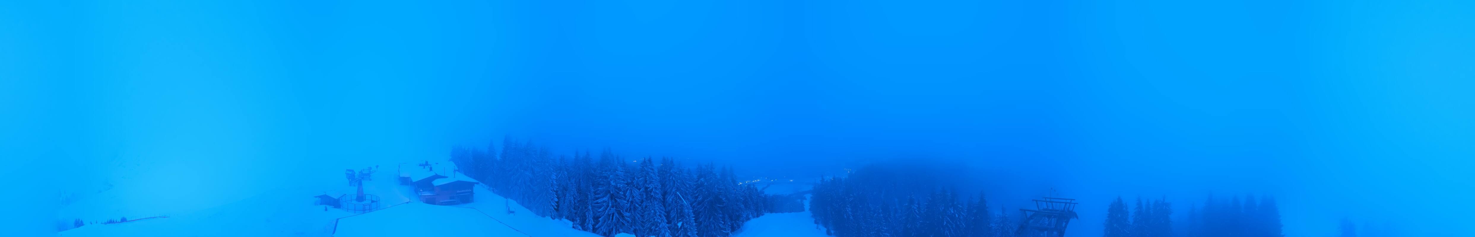 Archiv Foto Webcam St. Johann/Tirol: Blick von der Bergstation Harschbichl