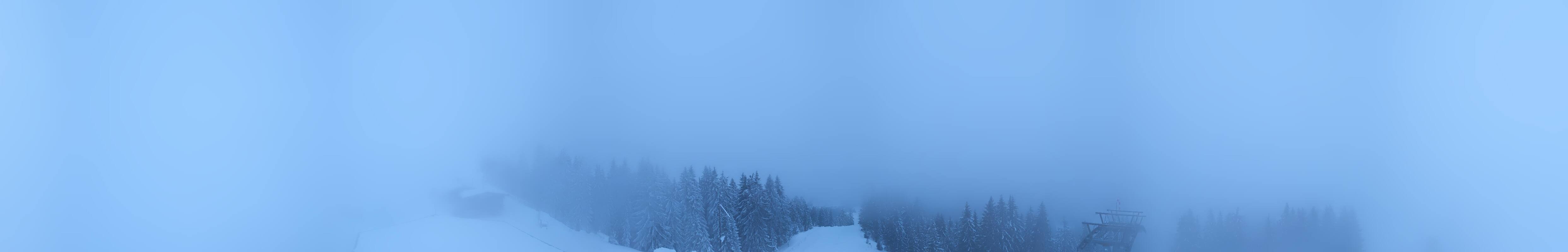 Archiv Foto Webcam St. Johann/Tirol: Blick von der Bergstation Harschbichl