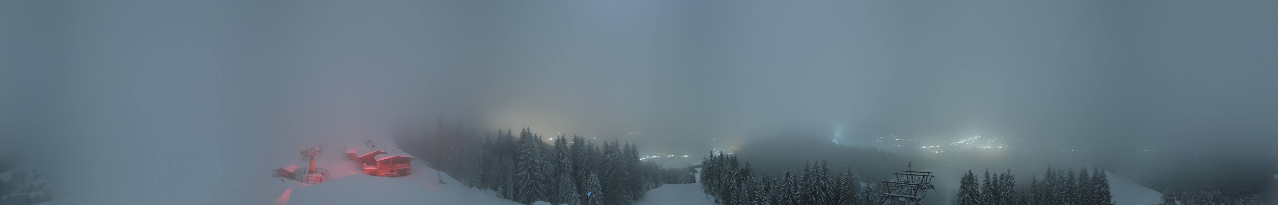 Archiv Foto Webcam St. Johann/Tirol: Blick von der Bergstation Harschbichl