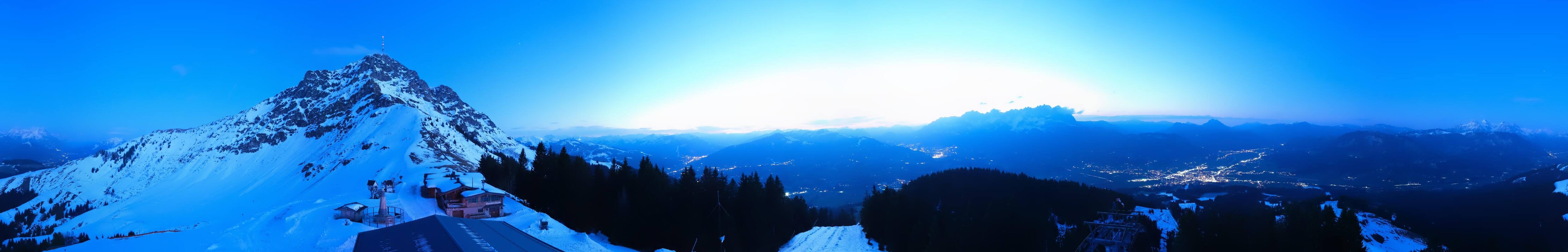 Archived image Webcam St. Johann/Tirol: View from Top Station Harschbichl