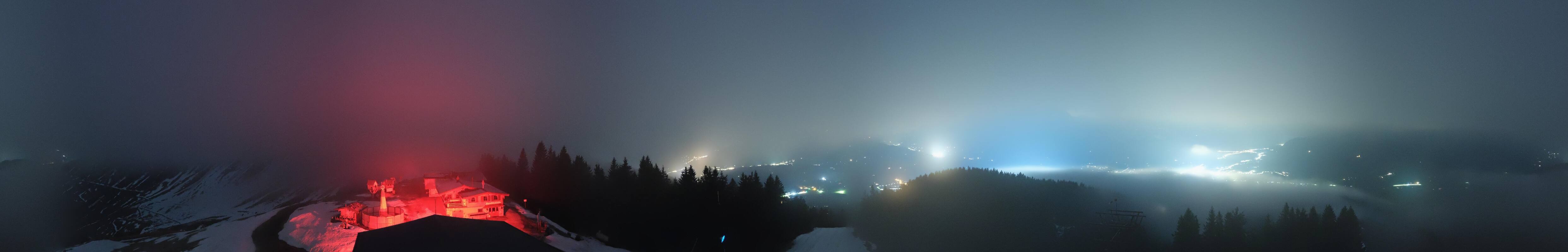 Archiv Foto Webcam St. Johann/Tirol: Blick von der Bergstation Harschbichl