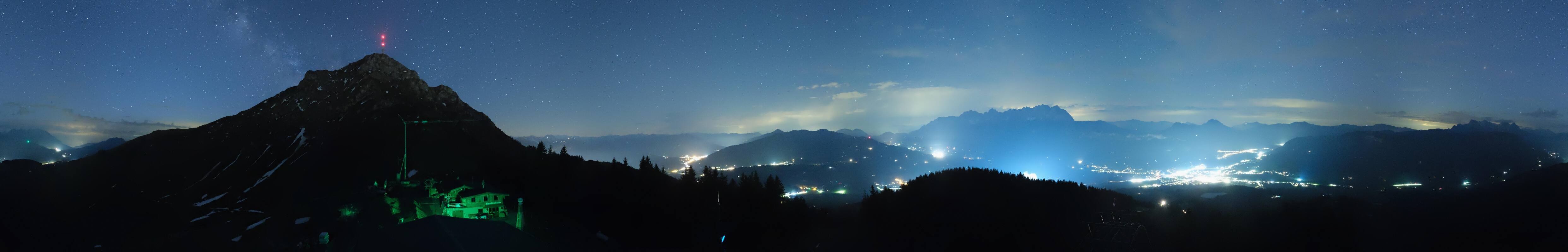 Archiv Foto Webcam St. Johann/Tirol: Blick von der Bergstation Harschbichl