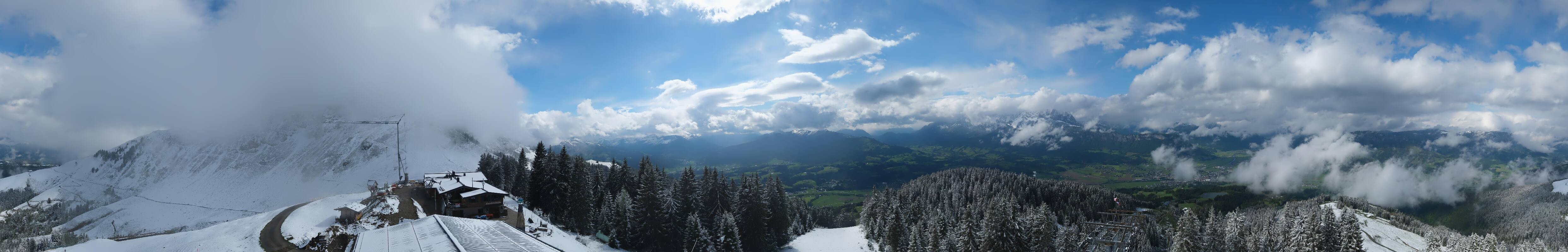 Archived image Webcam St. Johann/Tirol: View from Top Station Harschbichl