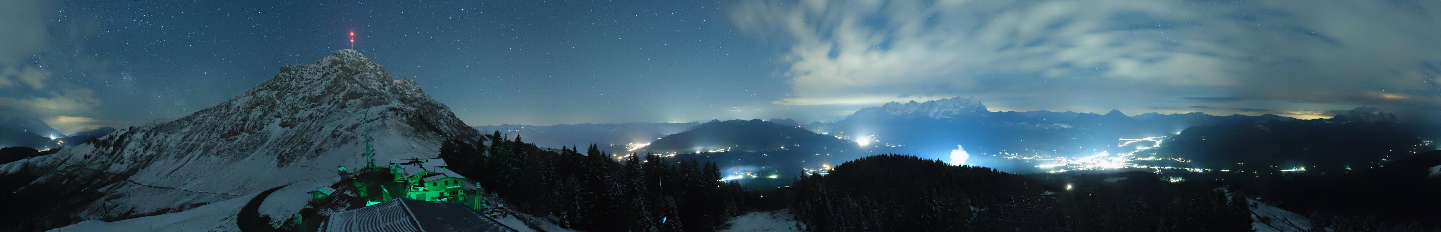 Archiv Foto Webcam St. Johann/Tirol: Blick von der Bergstation Harschbichl