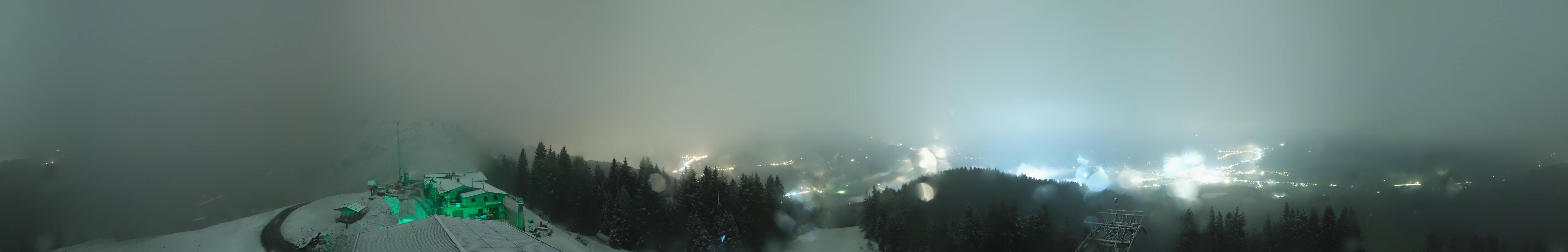 Archiv Foto Webcam St. Johann/Tirol: Blick von der Bergstation Harschbichl