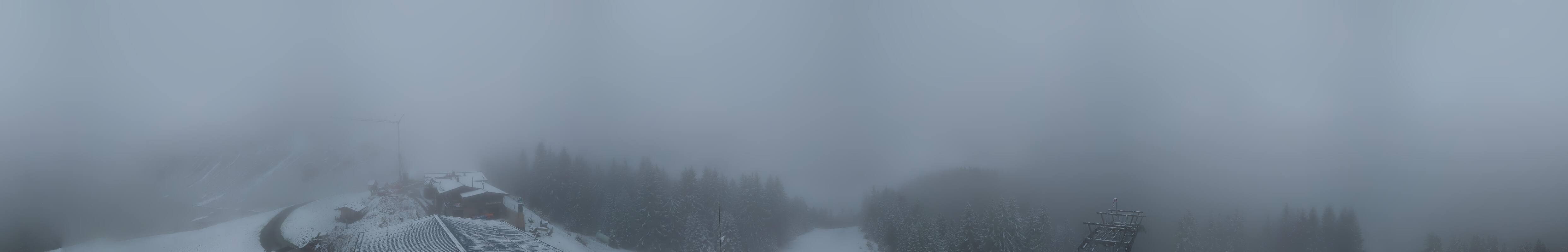 Archiv Foto Webcam St. Johann/Tirol: Blick von der Bergstation Harschbichl