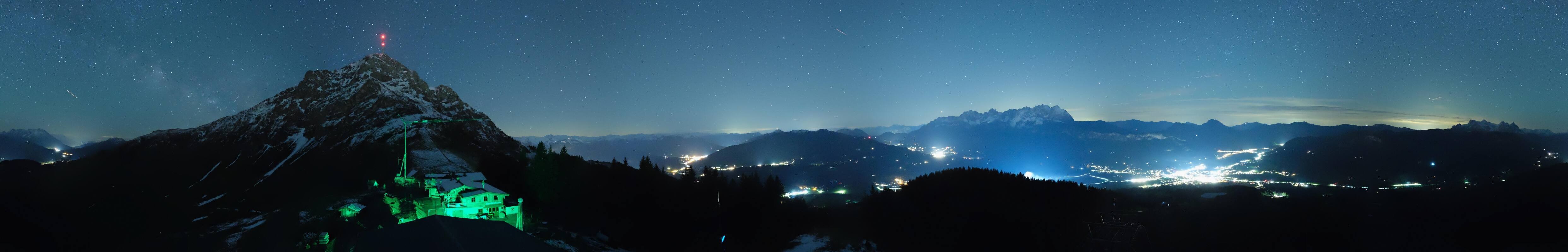 Archiv Foto Webcam St. Johann/Tirol: Blick von der Bergstation Harschbichl