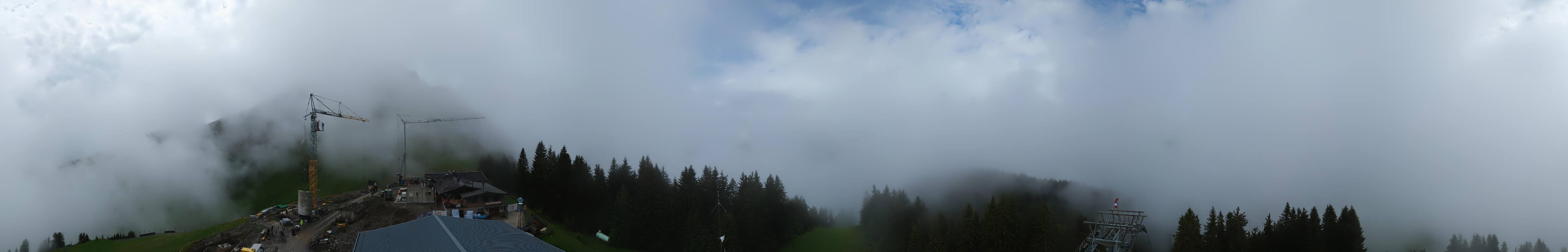 Archiv Foto Webcam St. Johann/Tirol: Blick von der Bergstation Harschbichl