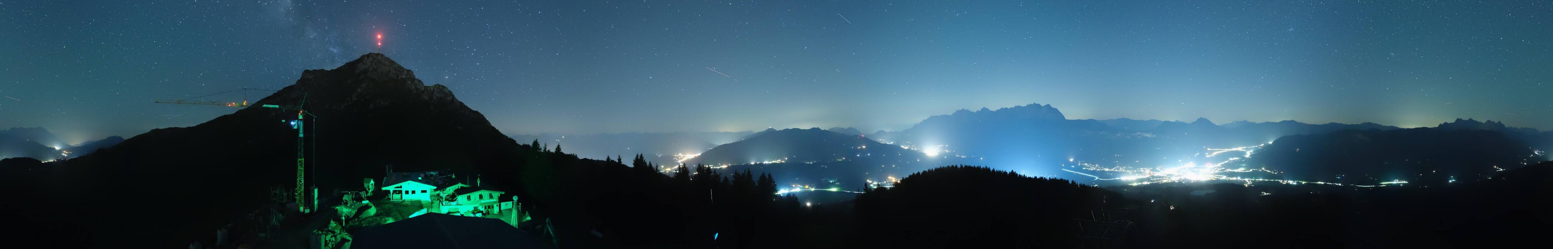 Archiv Foto Webcam St. Johann/Tirol: Blick von der Bergstation Harschbichl