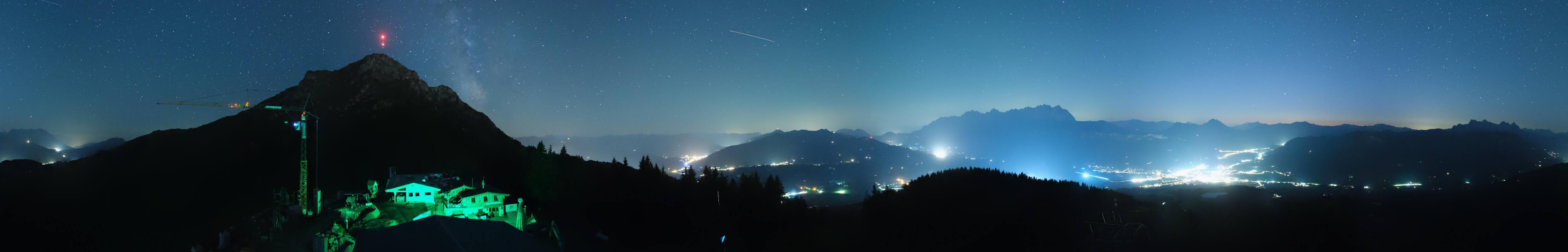 Archiv Foto Webcam St. Johann/Tirol: Blick von der Bergstation Harschbichl